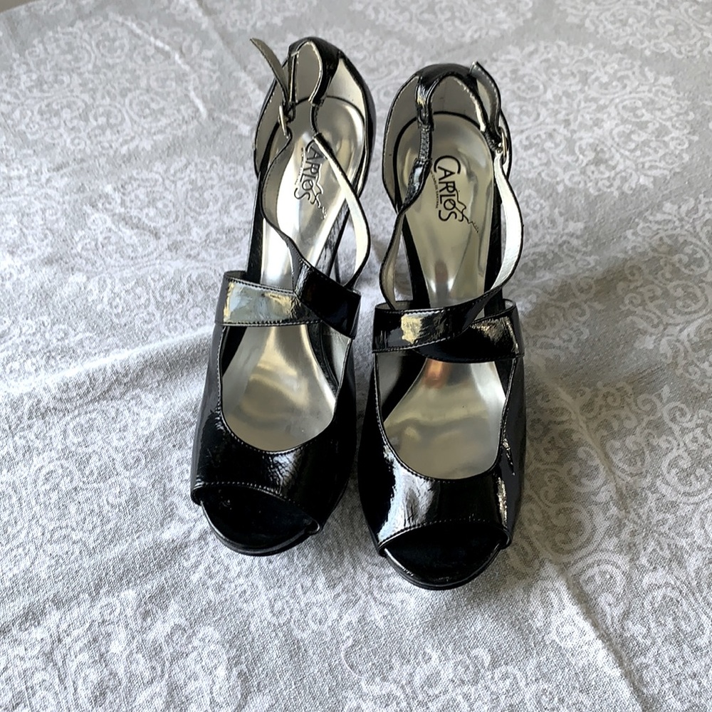 Carlos by Carlos Santana “Believe” Black heels 7.5